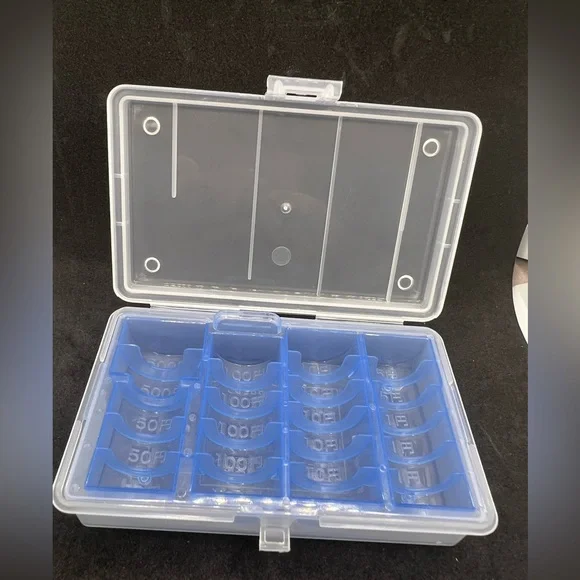 Clear Coin Organizer Box - Picture 4 of 11